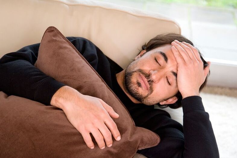 Feeling unwell due to prostatitis